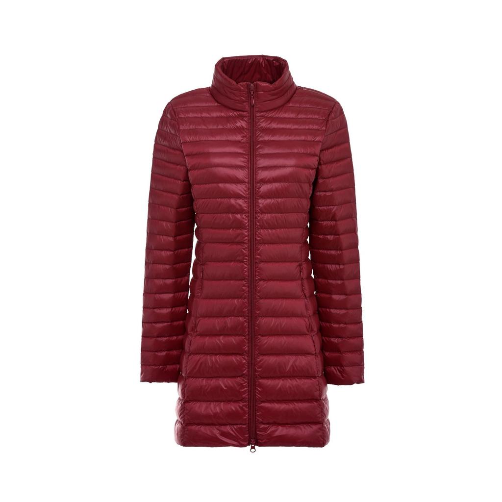 Spring and Autumn Lightweight Down Jacket Women's Stand Collar Slim Short Jacket