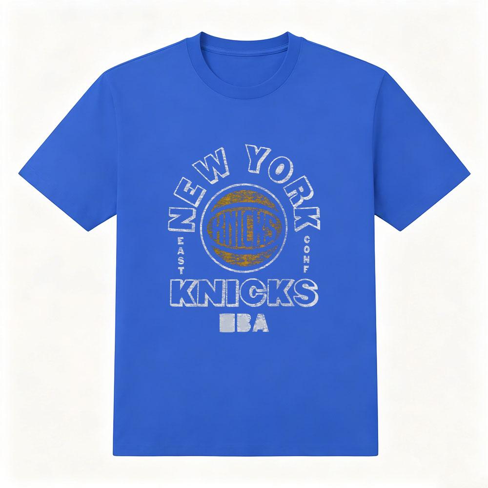 Maglietta Grafica Rilassata New York Sports Knicks Moda Estiva Cotone Traspirante T-shirt Unisex Girocollo Comfort Manica Corta Top
