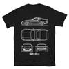 1985 944 Coupe Turbo Sports Car T-Shirt Classic Retro Performance Tee for Men