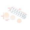 New 2/3Pcs Big Air Cannon S Interface Spring Flat Head/Round Head Spring Air Plug Pneumatic Accessories