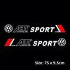 2Pcs Car Side Door Sticker Cool Decal Styling Decoration For VW Volkswagen Golf Polo Passat Touran AccessoriesEB2