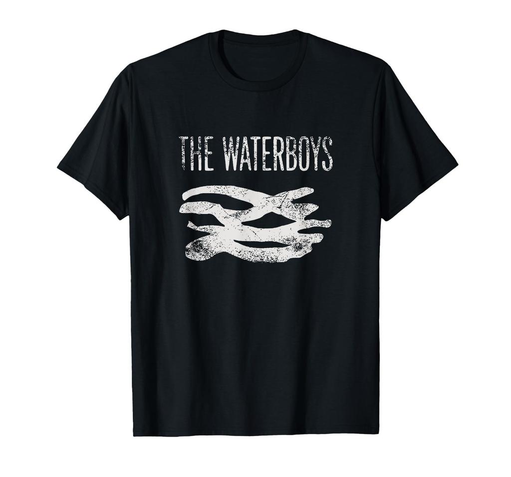 HOT! The Waterboys Logo Black Cotton S-5XL Unisex T-Shirt HRB783