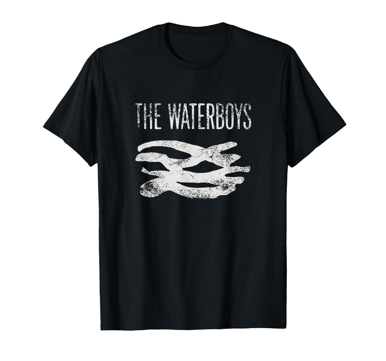 HOT! The Waterboys Logo Black Cotton S-5XL Unisex T-Shirt HRB783 XXL