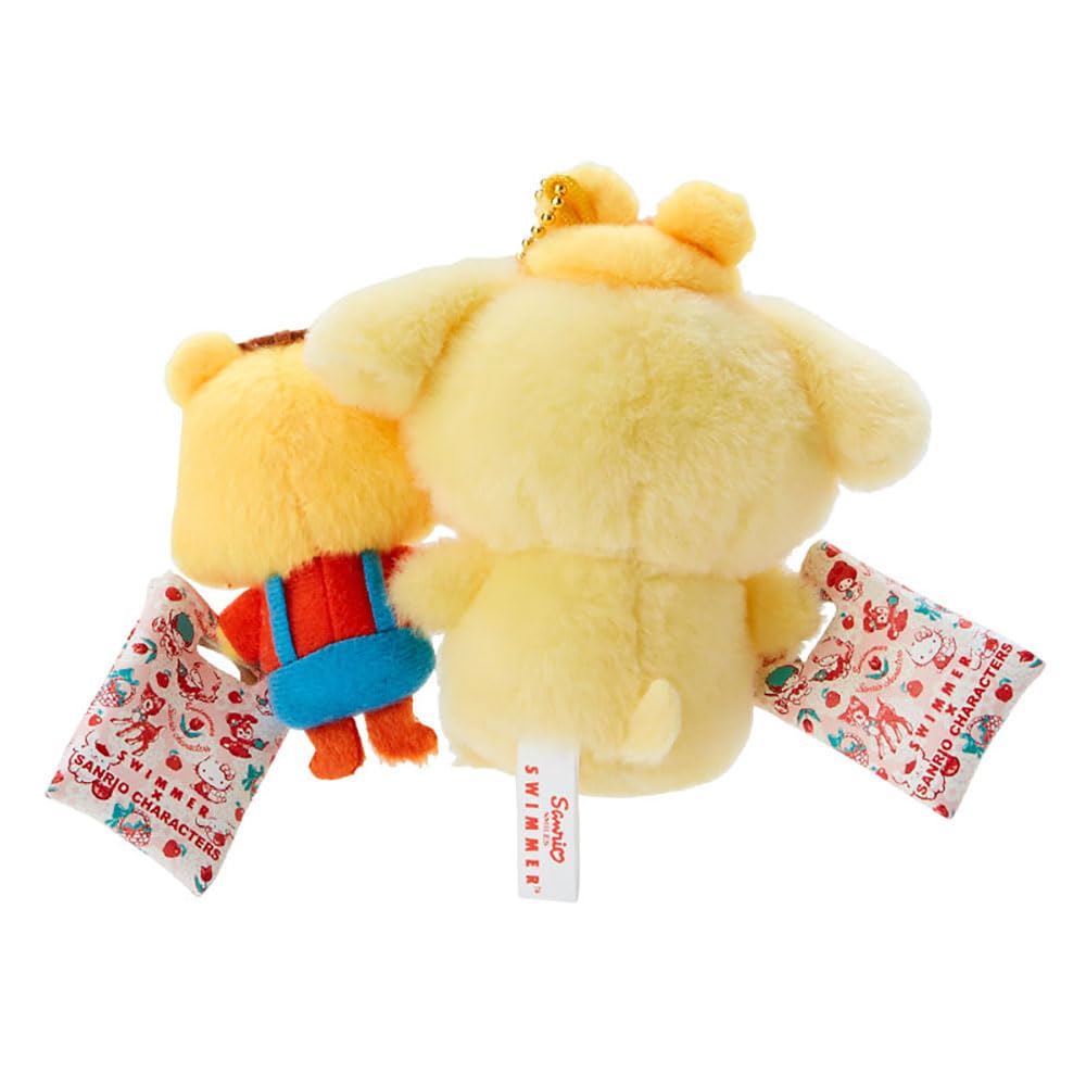 Sanrio (SANRIO) Sanrio Mascot Holder SWIMMER x SANRIO CHARACTERS Pompompurin Pudding POMPOMPURIN 10 x 11 x 5 cm Character 475491 SANRIO