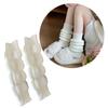 Japanese Student Leg Warmer Footless Socks for Women Girls Scrunch Lantern Boot Covers Solid Color Loose Leg Sleeves