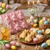 Rabbits Cattle Ice Cubes Maker Silicone Mould Quick For Cafes Households Food Grade Materials