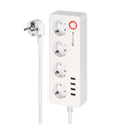 Listwa Sieciowa Przedłużacz 4 Gniazda 4xUSB 2100 mA Kabel 1.5 M Tuya