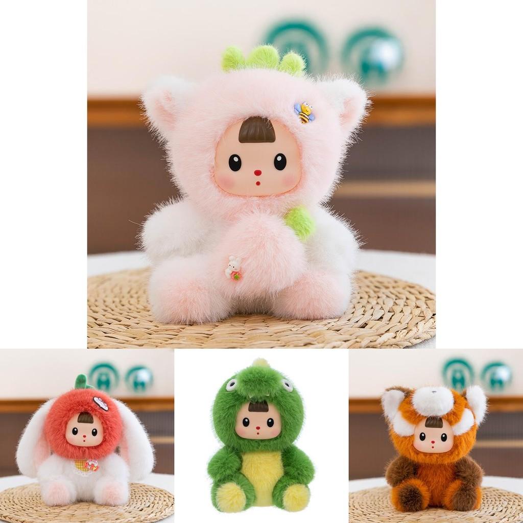 Strawberry Cat Plush Toy With Short Pile Soft Plush For Kids And Collectors