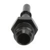 Quick Disconnect EFI Fitting Adapter Push On Aluminum Alloy Black Anodized Finish for Fuel Filter Rail Feed Port
