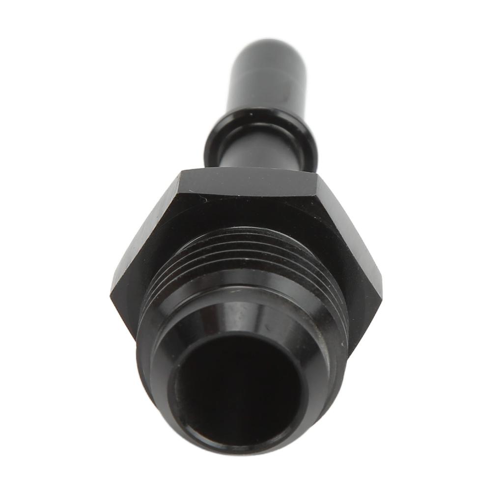 Quick Disconnect EFI Fitting Adapter Push On Aluminum Alloy Black Anodized Finish for Fuel Filter Rail Feed Port