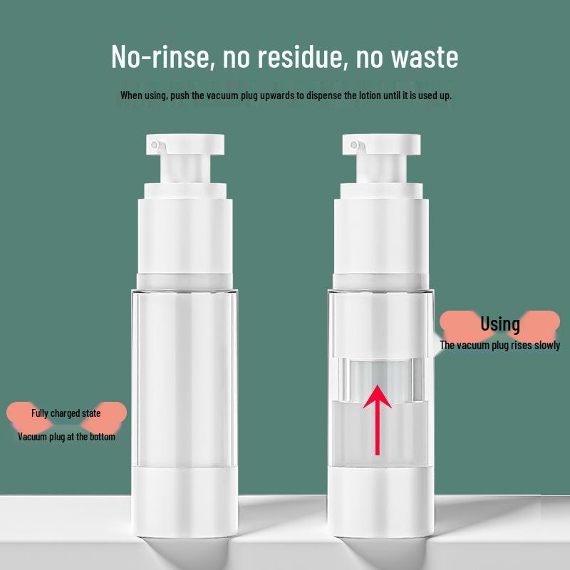 Travel Vacuum Cosmetic Bottles Set: Spray & Lotion Dispensers