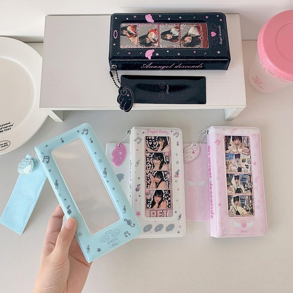 Fashion 20 Pages 40 Photos Photocard Holder Clear Cover ID Photo Storage 3in ID Photo Holder Picture Protector PVC Card Cover