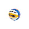 Mikasa Beach Volleyball, International Certified Ball (General, University, High School, Junior High School), White/Yellow/Blue/Red, BV550C-WYBR,