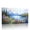 Berg und See Große Größe Diamantmalerei Neue Kollektion Abstrakte Landschaft DIY Vollbohrer Strasssteine Stickerei Mosaik Kreuzstich-Sets