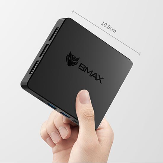 BMAX B1 Мини-ПК Intel N4000 Dual Core 2.6GHz 8GB RAM 128GB SSD WiFi 6 и Bluetooth 5.0 USBx4 порта Dual HDMI
