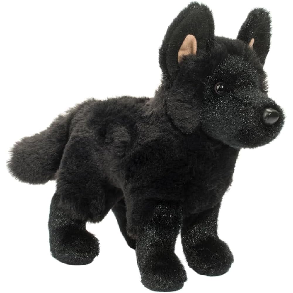Douglas Haruko Black German Shepherd Stuffed Animal