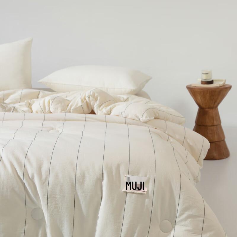 Muji HOME Washed Cotton Style Soy Fiber Quilt