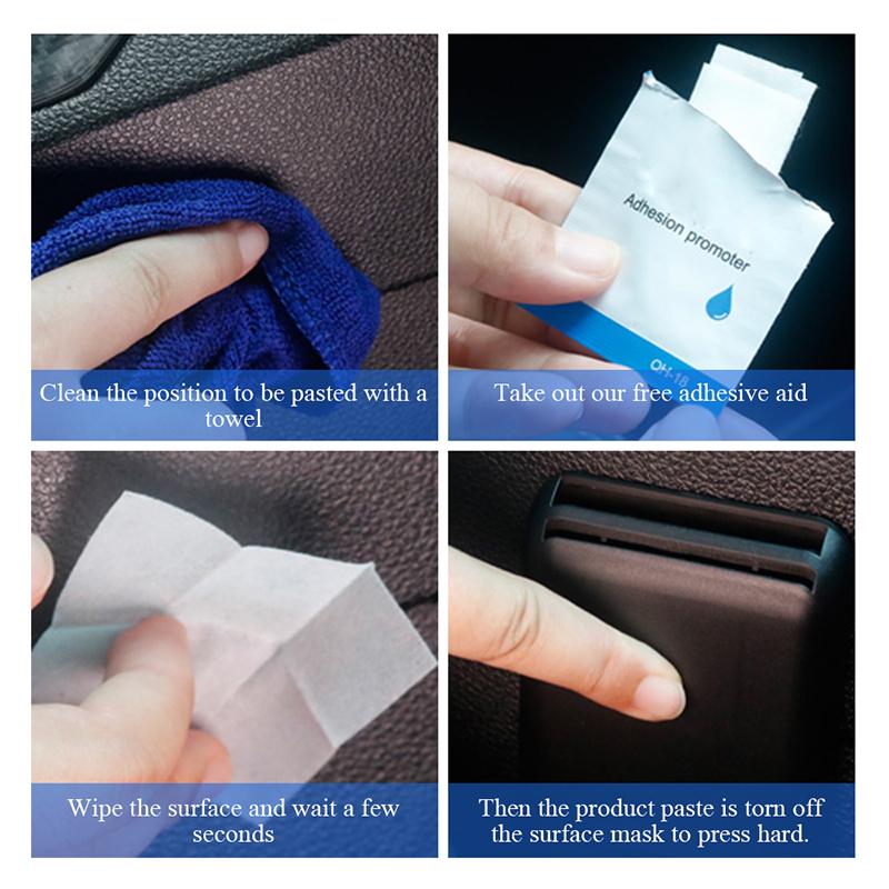 Auto Car Card Storage Holder Box Pocket Card Organizer Pouch Bag Pasting Mobile Phone Storage Holder Car Styling Accessories