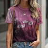 Summer Garden Flower 3D Print T-shirts Women Streetwear Fashion Casual Short Sleeve T Shirt O-neck Tees Tops Clothing
