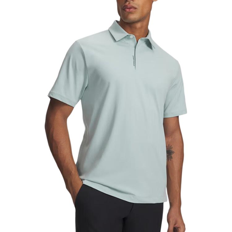 Under Armour Удобная дышащая мужская футболка-поло с коротким рукавом tops 6009652-477 S