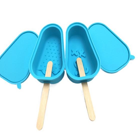 Ice Cube Mold Easy Demould Food Grade Silicone Popsicle Tray with Leak-Proof Lid Odor-Free Safe DIY Freezing Tray