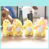 Adorable Mini Plush Dinosaur Keychain Soft Stuffed Toy Cute Cartoon Pendant Accessory