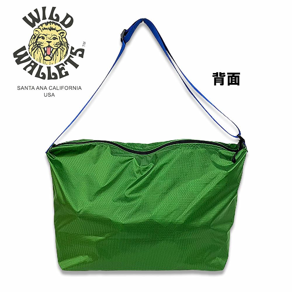 Wild Wallet WW-021 Nylon Shoulder Bag (Lightweight Nylon) - Casual, Crossbody, 01BLK