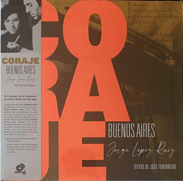 

LP Record JORGE LÓPEZ RUIZ - Coraje ALT027 Altercat Record 2024 Germany Jazz