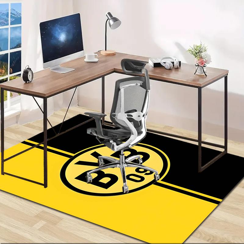 1 Stück Fußballteam-Design Teppich - Rutschfest, Weich & Gemütlich Fußmatte für Wohnzimmer, Schlafzimmer, Büro - Dekoteppich für Innen/Außen