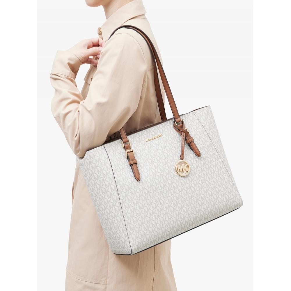 Michael Kors [japan Limited] Charlotte 3 In 1 Tote Large 35r3scft3t35 Pearl Gray