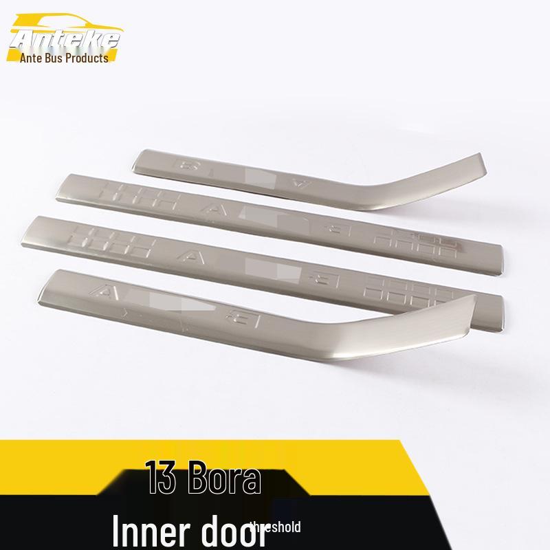 13-Bora Interior Door Sill Stainless Steel Decorative Welcome Pedal