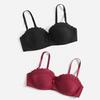 Sutien push-up pentru piept mic pentru femei, lenjerie de corp cu sârmă cu fluture brodat, anti-alunecare, sutien sexy pentru femei la modă