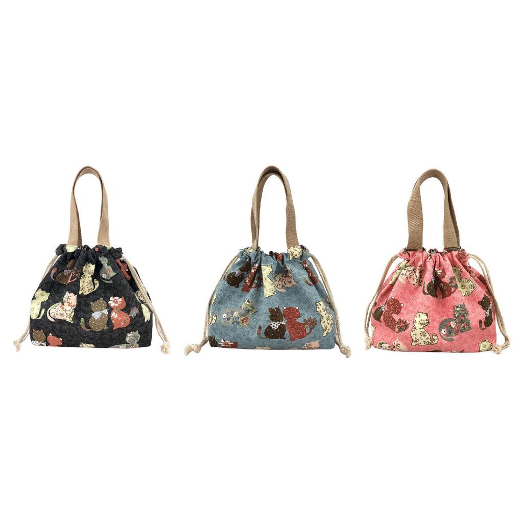 Isolierte Handtasche Tragetasche Wiederverwendbare Lebensmittelaufbewahrungstasche Bento Tragetasche Canvas Mittagessen