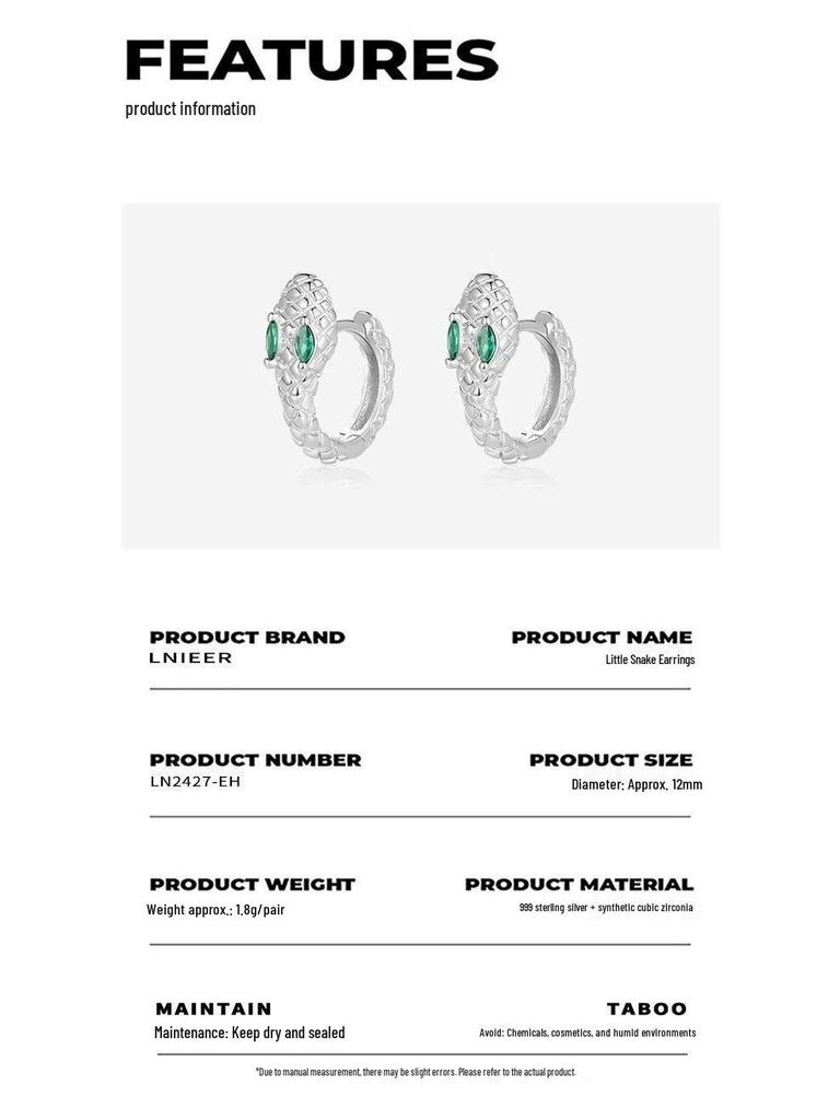 999 Sterling Silver Minimalist Men's Single Stud Earring - Cool, Handsome, High-End Birthday Gift for Boyfriend