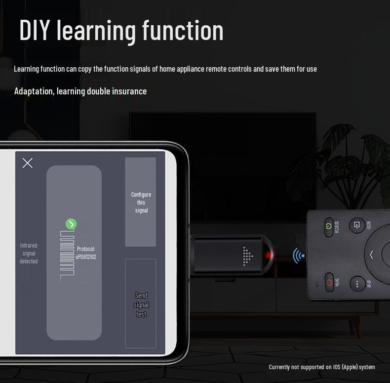 BHOOA Mobile Phone Infrared Transmitter & Remote Control for Apple and Android Devices