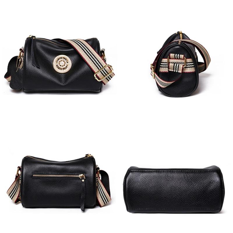 Borse da donna in vera pelle Borse a tracolla da donna con chiusura in metallo rotante di design Borsa a tracolla femminile di nuova marca di lusso