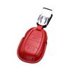Kadeco Genuine Leather Key Case Cover for Alfa Romeo and Giulietta Giulia, Stelvio, (Red)