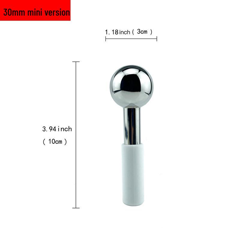 Stainless Steel Facial Ice Wave Massage Ball for Eye and Beauty Care