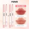 Novo Double-Headed Lip Liner Waterproof Long Lasting and Does Not Fade Nude Color Series Lip Hook Line Toot Lipstick Pen Integrated Lip Brush
