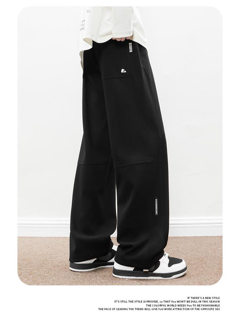 Men's Heavyweight Fleece-Lined Casual Sweatpants for Autumn & Winter