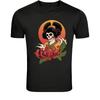 Geisha Skull Chrysanthemum T-Shirt - Japanese Tattoo Style