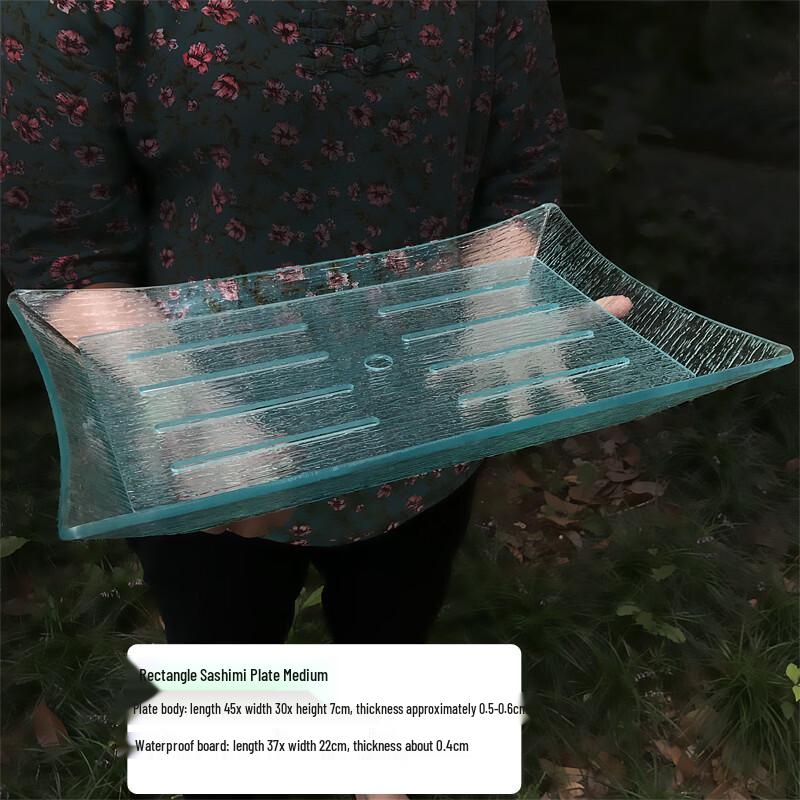 Acrylic Ice Trough Fruit Platter 46x31x7.5cm