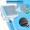 Dog Brush Self Cleaning Slicker Brush for Dogs Cats with Massage Particles Removes Loose Hair Pet Dog Grooming Dematting Brush