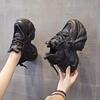 Dad-Schuhe Damen hochwertig dicksohlig innen höhenerhöhend Mesh lässige Damenschuhe 2025 Sommer neue vielseitige Sportschuhe Damen
