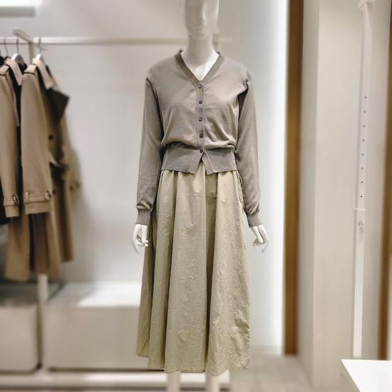 Women’s Cardigan Set with Sleeveless Dress VB8OP66