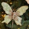 Sequins Artificial Butterfly Clip Simulated Christmas Tree Decoration  Home Party