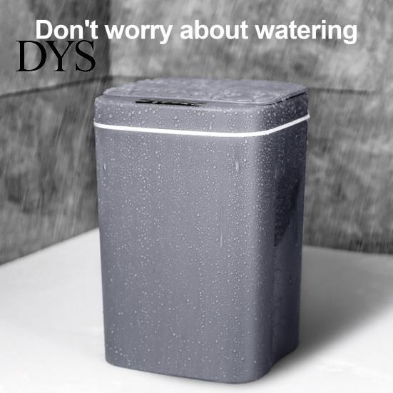Odor Blocking Plastic Trash Can Automatic Can, Touchless Waste Bin 12L 14L 16L Capacity, Waterproof Motion Compact Kitchen Recycling Sensor
