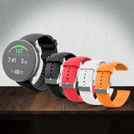 Watch Band Soft Silicone Smartwatch Strap Wristband Replacement Accessories for Polar Vantage M