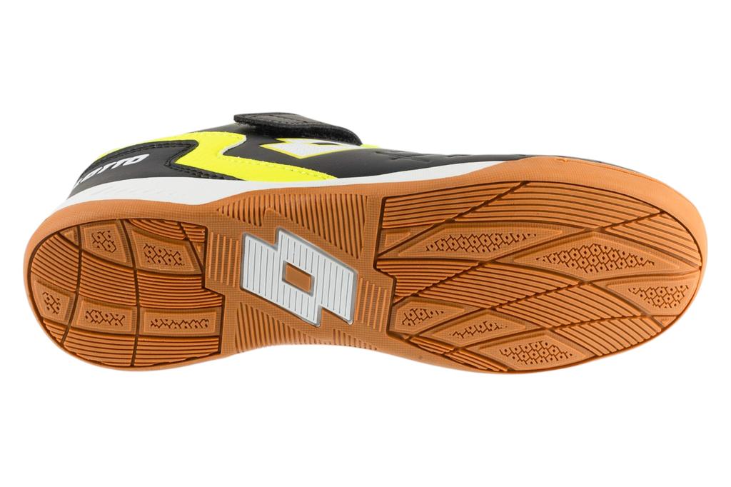 Lotto Dasher T, for Boy black Indoor football trainers