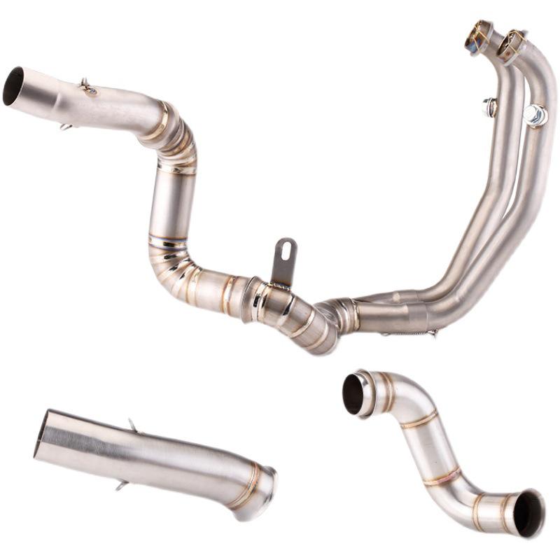 DUKE790 Titanium Exhaust Front Section: Non-Destructive AR Tail Upgrade.
